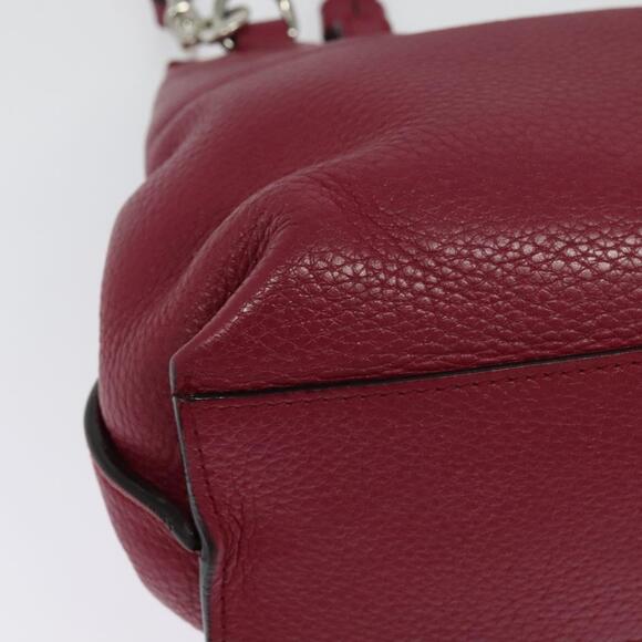 GUCCI Bamboo Daily Hand Bag Leather Pink Silver - Picture 14 of 16